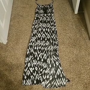 Black maxi dress